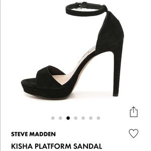Steve Madden Black Heels